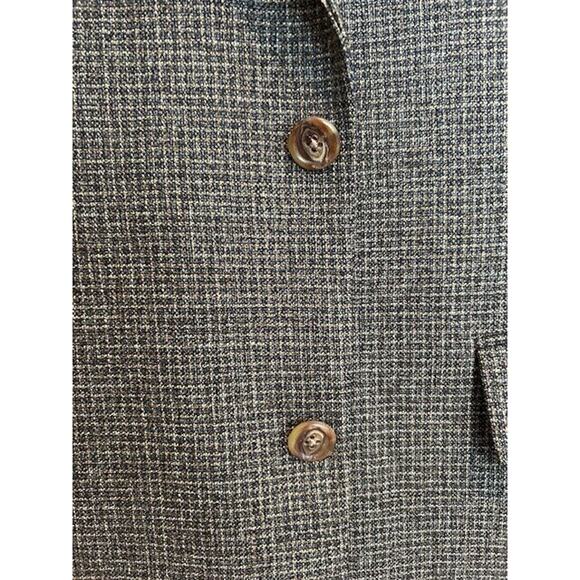 NORDSTROM Signature Men’s Blazer Suit Jacket Plaid 100% Wool Coat Business 42R - Picture 8 of 11